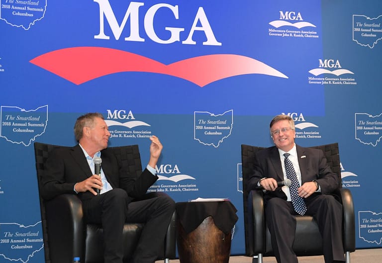 Governor Kasich and Douglas George, Consul General of Canada